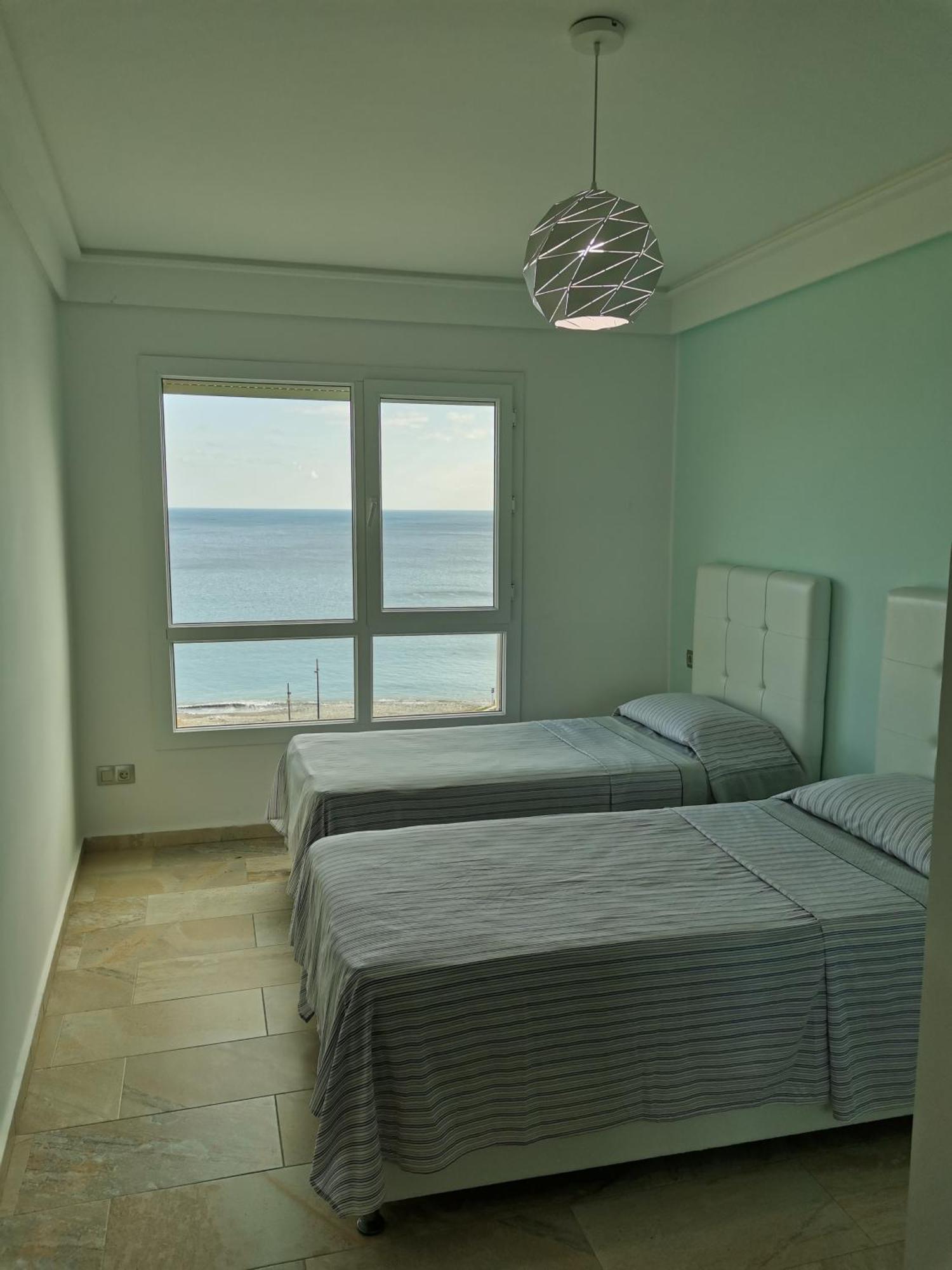 Appartf3 Vue Panoramique Sur Mer Residence Vista Del Mar Fnideq Exterior photo