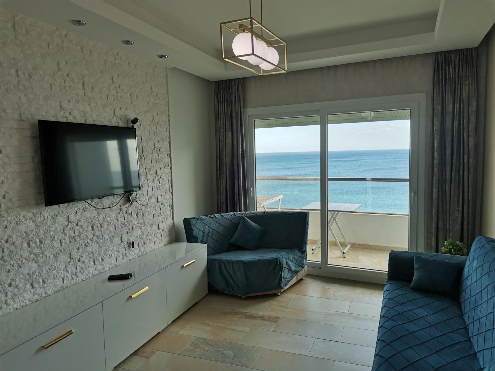 Appartf3 Vue Panoramique Sur Mer Residence Vista Del Mar Fnideq Exterior photo